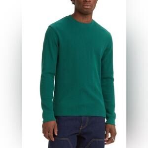 Merona Green Long Sleeve Waffle Shirt